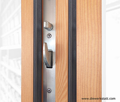Holzhaustür in Passivhausbauweise Passsivhaustür aus Holz
