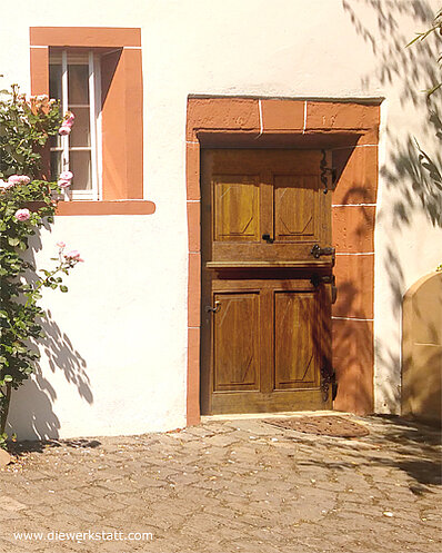 RENAISSANCE..... Haustür Holz Eiche 400 Jahre alt
