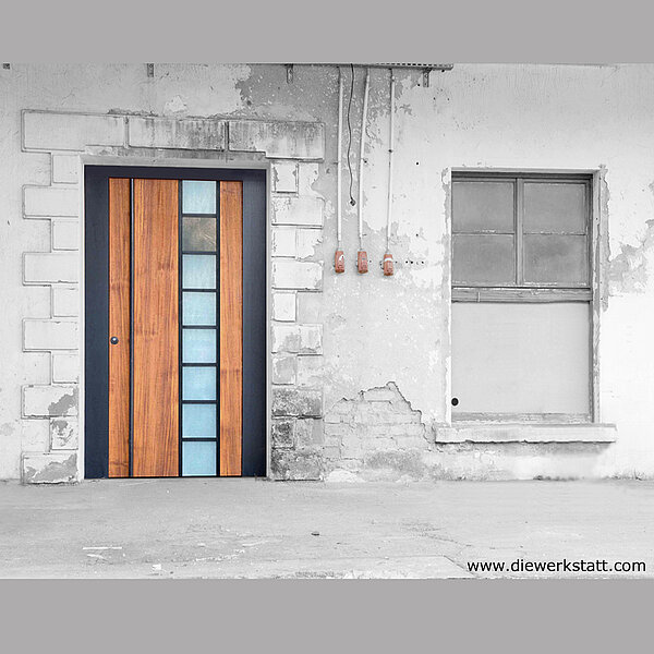 moderne Holzhaustür Schwarzstahl schöne Haustüren mit Einbau in Luxembourg Trier Mainz Heidelberg Wiesbaden Köln Bonne